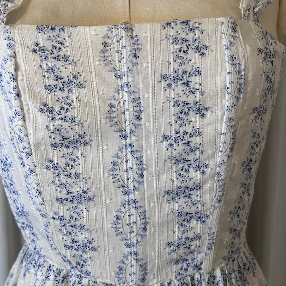 Saylor Cottage Core Corset Mini Dress - Picture 2 of 8